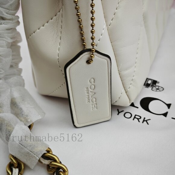 tabby Coach shoulder bag 26 with quilting - Picture 8 of 16